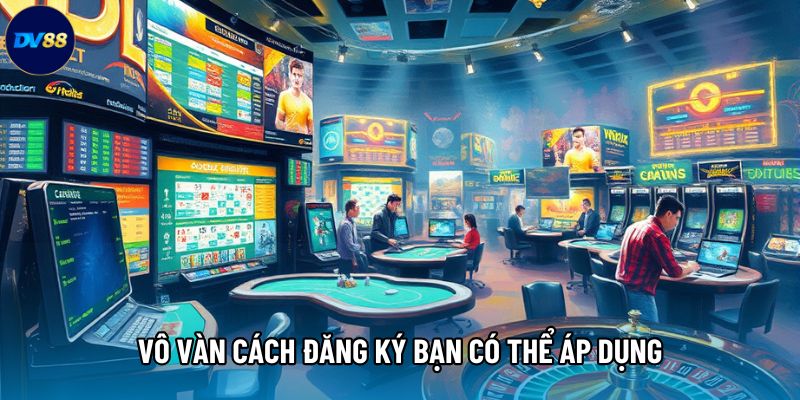 Vô vàn cách đăng ký bạn có thể áp dụng